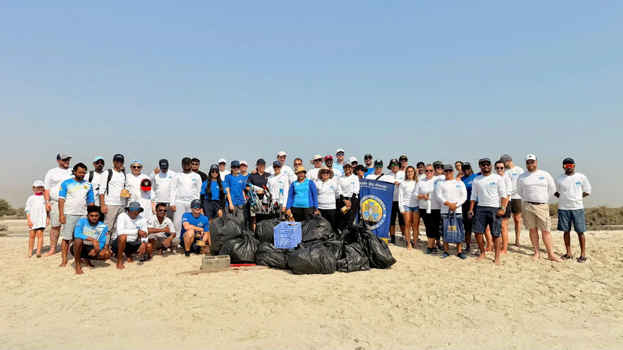 Yas Marina Beach Cleanup Proud Partnership