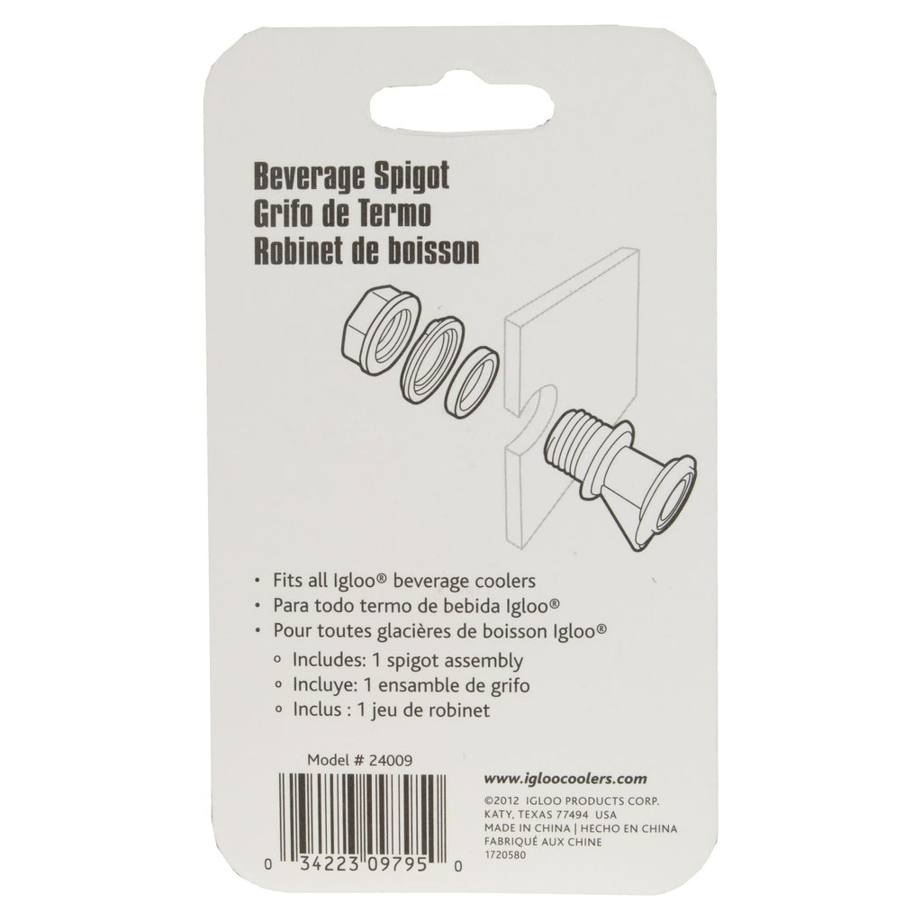 Igloo Standard Push Button Spigot - White