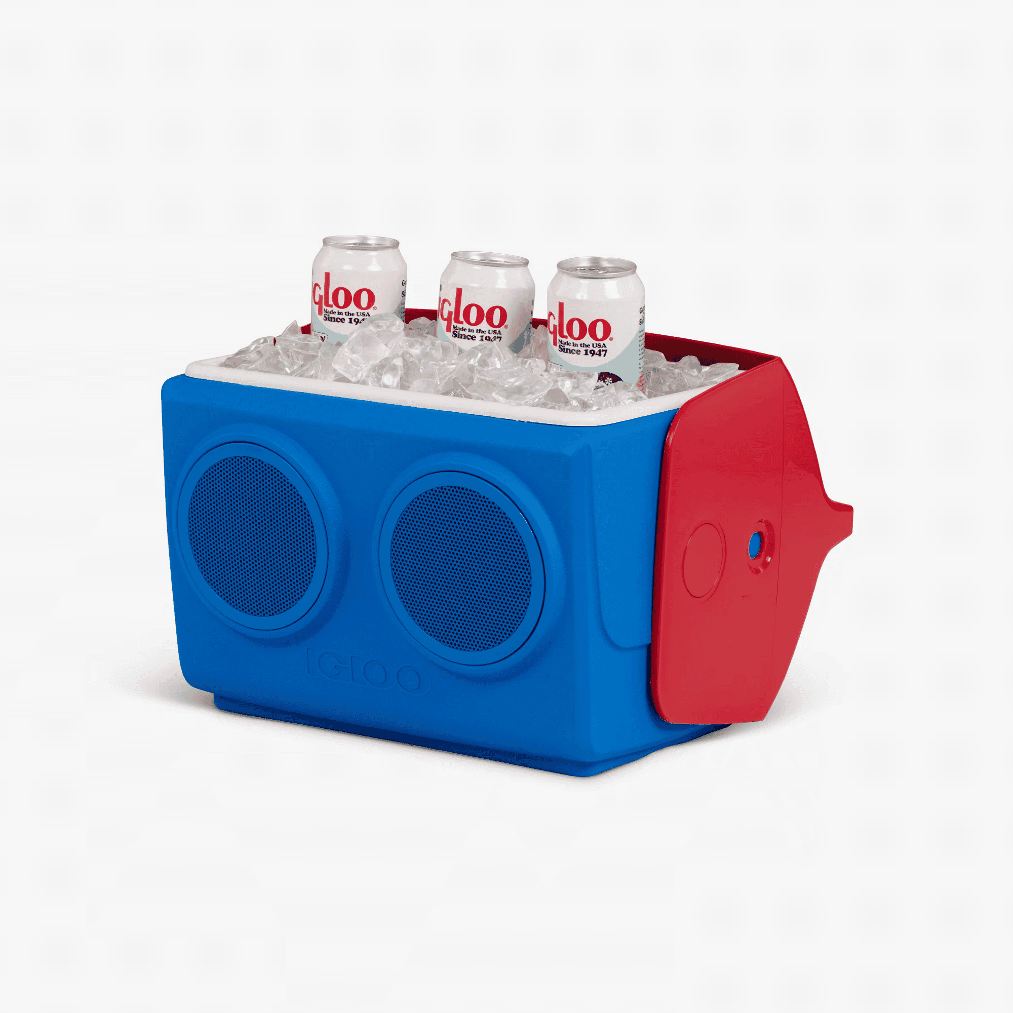 Igloo Playmate Classic Kool Tunes Hard Cooler - Sneaky Blue/Red Star