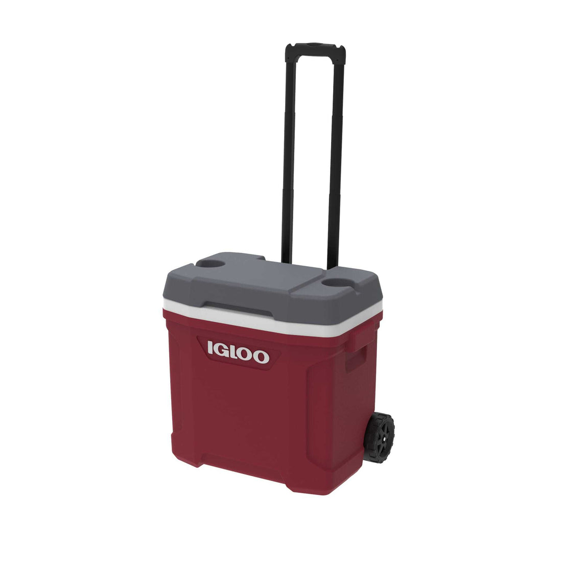 Igloo-latitude 30 Roller Cooler - Industrial Red /meteorite