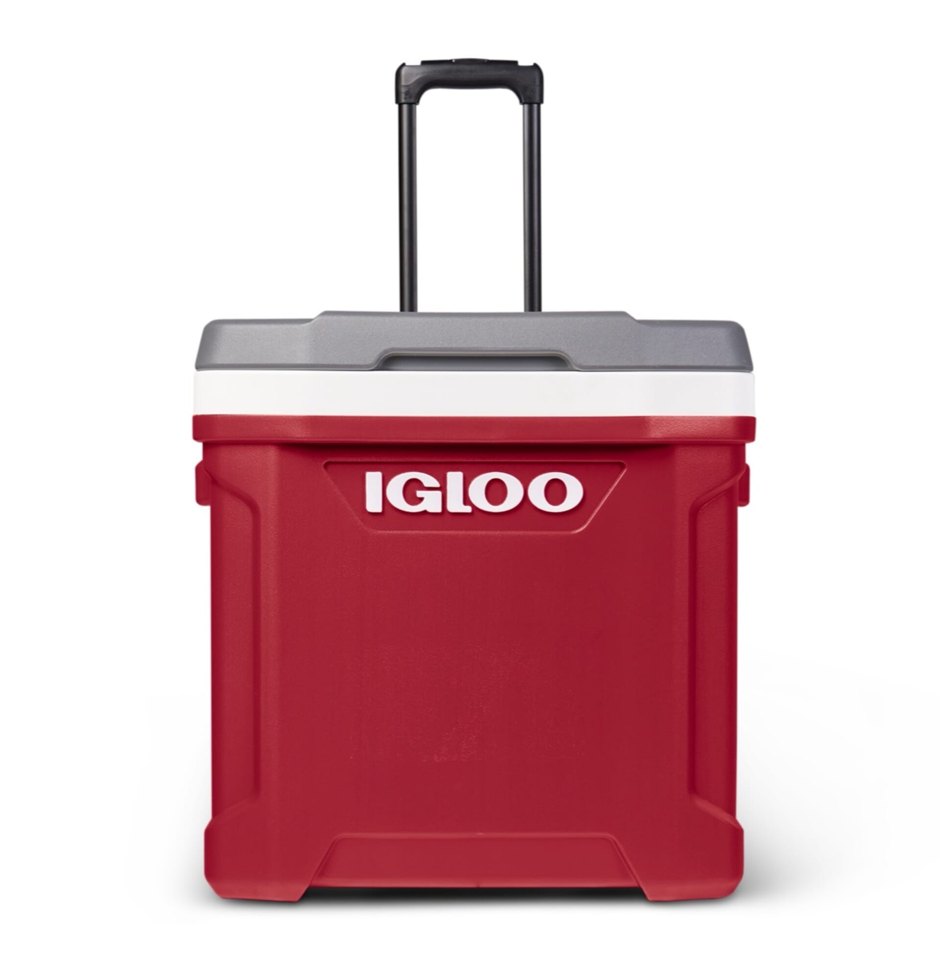 Igloo Latitude 60Qt Roller Cooler - Industrial Red / Meteorite (EDC)