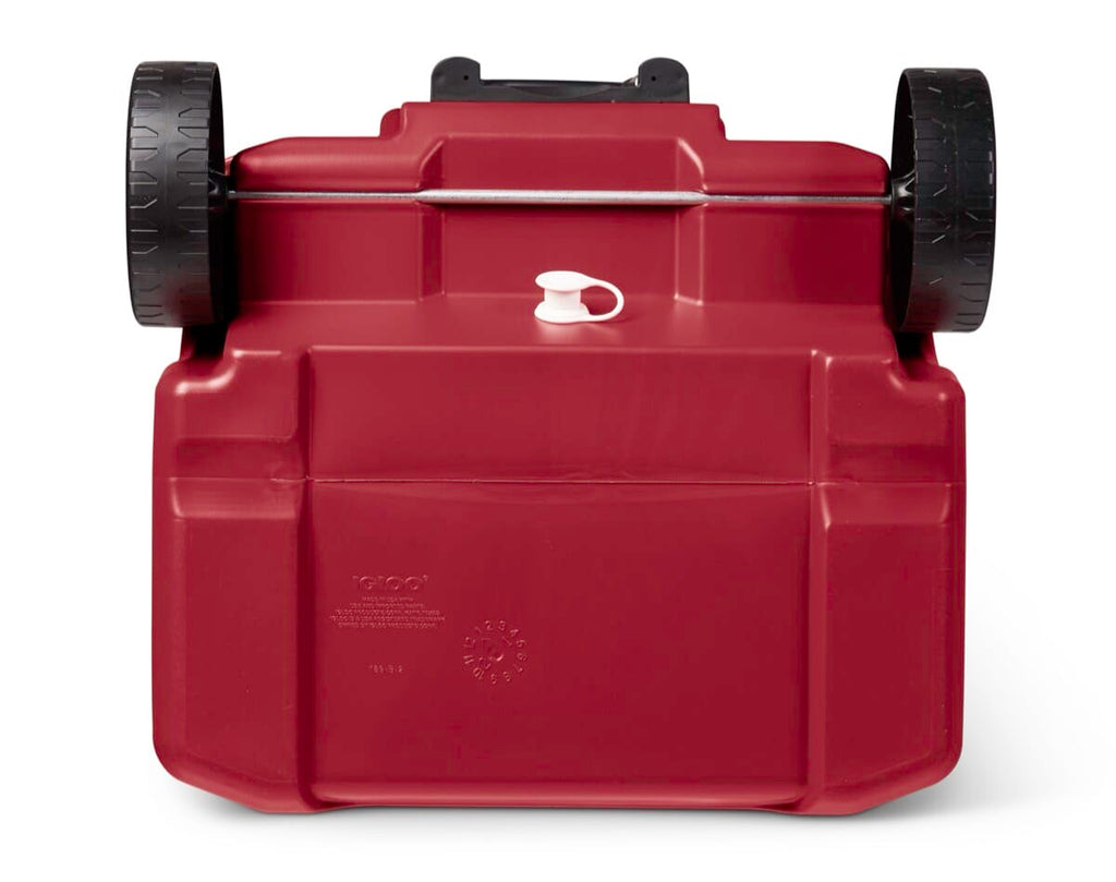Igloo Latitude 60Qt Roller Cooler - Industrial Red / Meteorite (EDC)