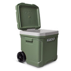 Igloo EcoCool Latitude 60Qt Roller Cooler - Vintage Green