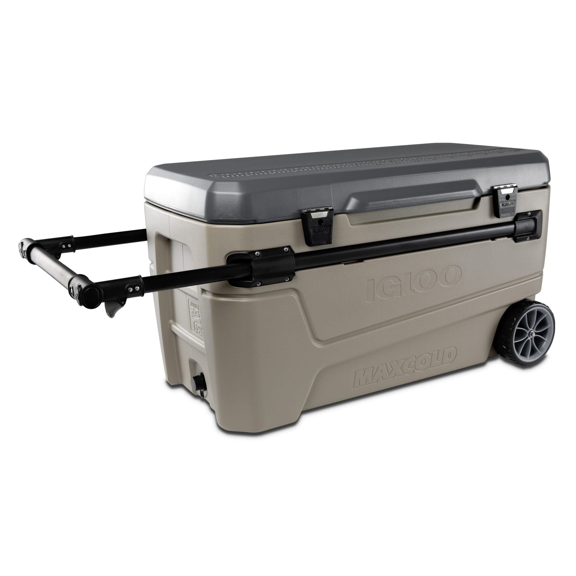 Igloo-sportsman Sunset Glide 110 Cooler Box - Sandstone / Carbonite