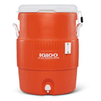 Igloo 10 Gallon Seat Top Water Cooler with Cup Dispenser - Orange