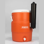 Igloo 10 Gallon Seat Top Water Cooler with Cup Dispenser - Orange