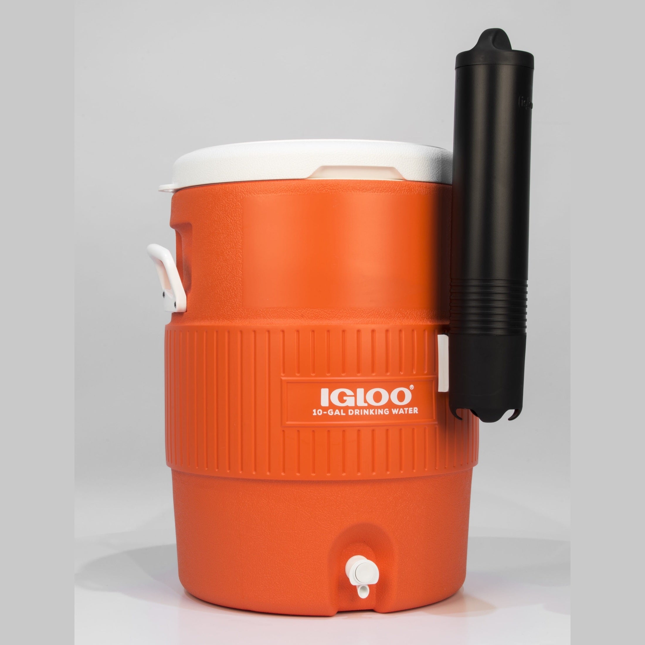 Igloo 10 Gallon Seat Top Water Cooler with Cup Dispenser - Orange