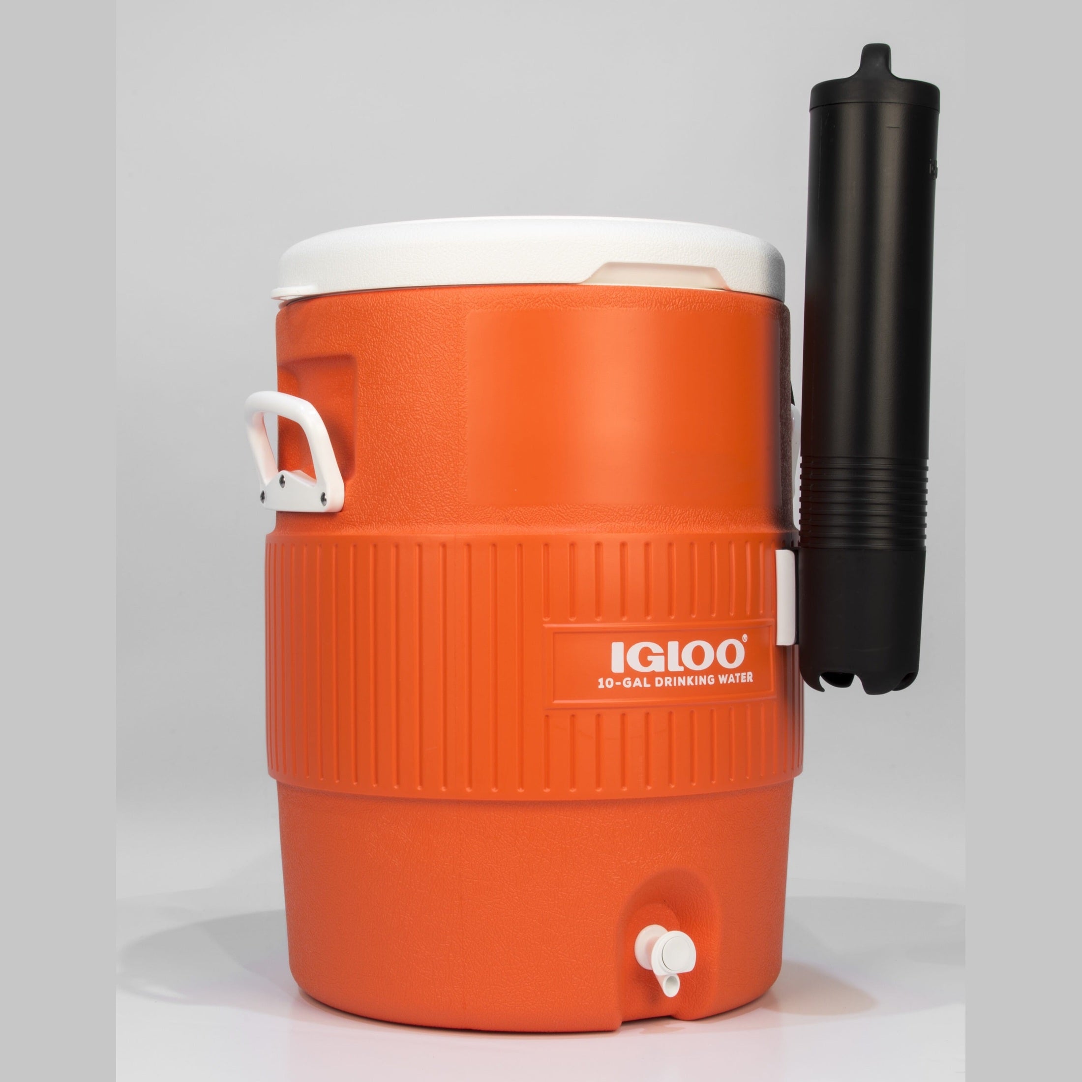 Igloo 10 Gallon Seat Top Water Cooler with Cup Dispenser - Orange