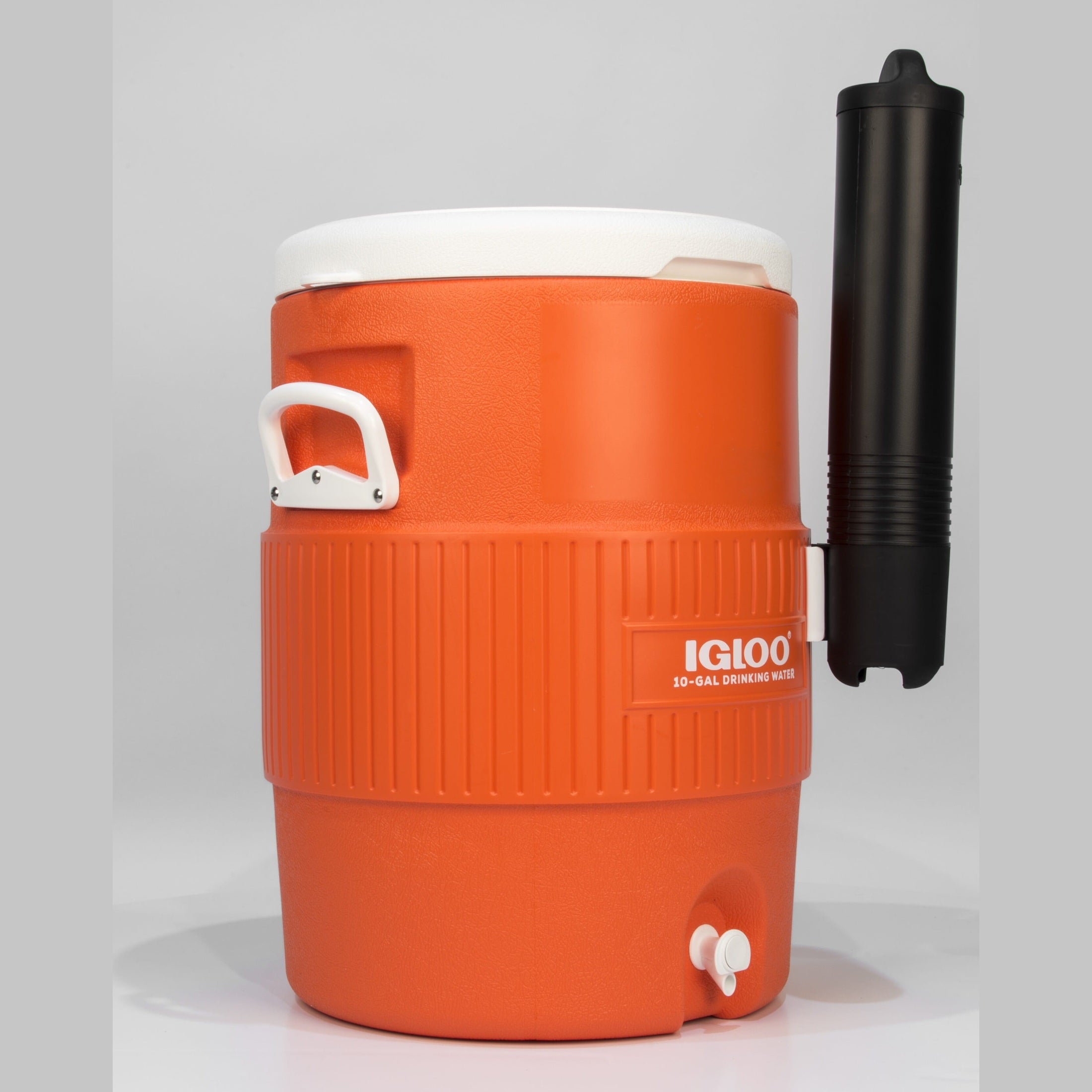 Igloo 10 Gallon Seat Top Water Cooler with Cup Dispenser - Orange