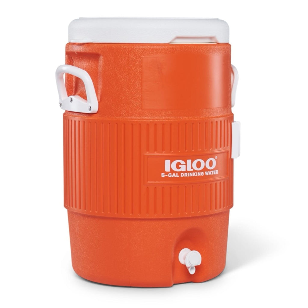 Igloo 5 Gallon Seat Top Water Cooler - Orange