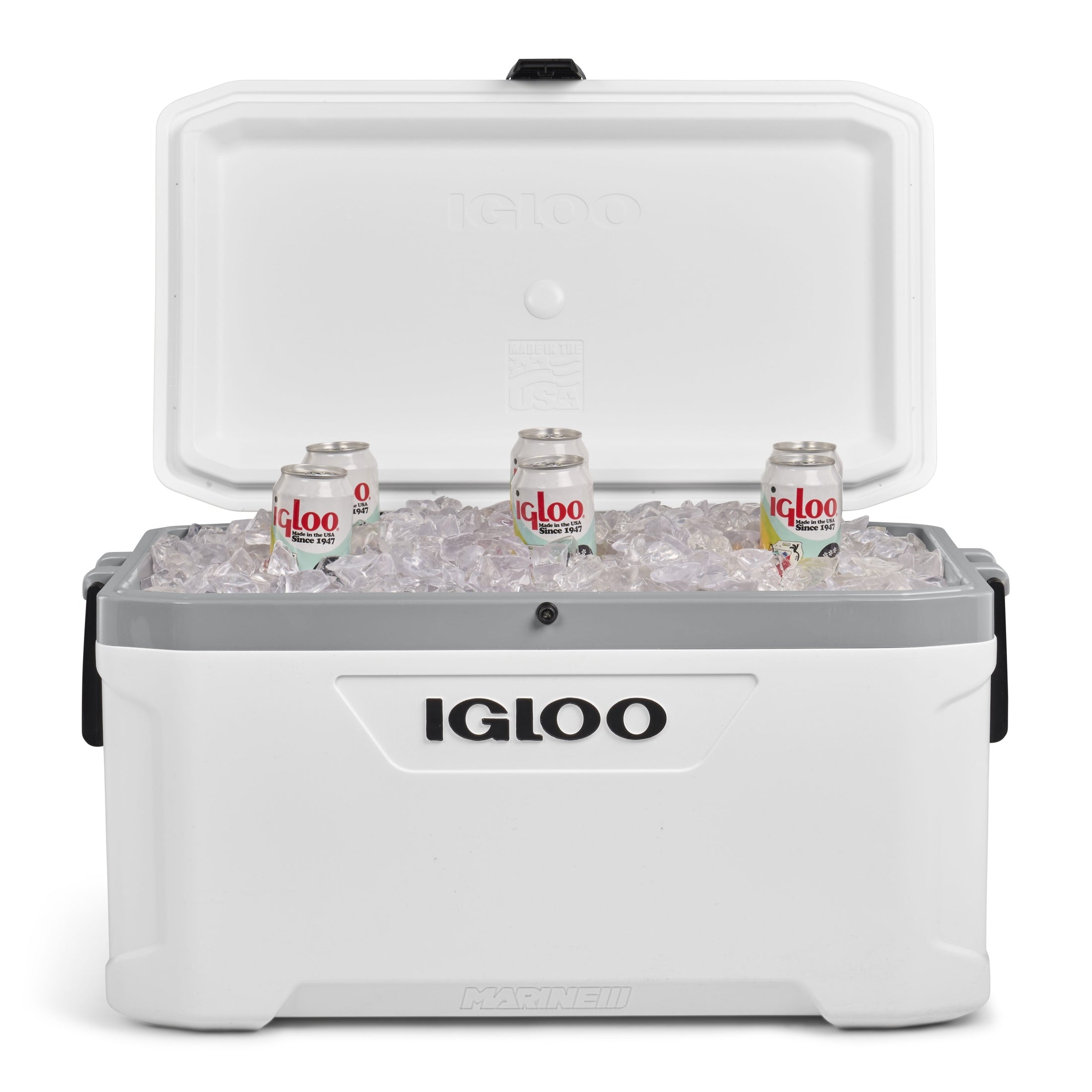 Igloo-latitude Marine Ultra 70 Cooler Box - White / Moonscape Gray