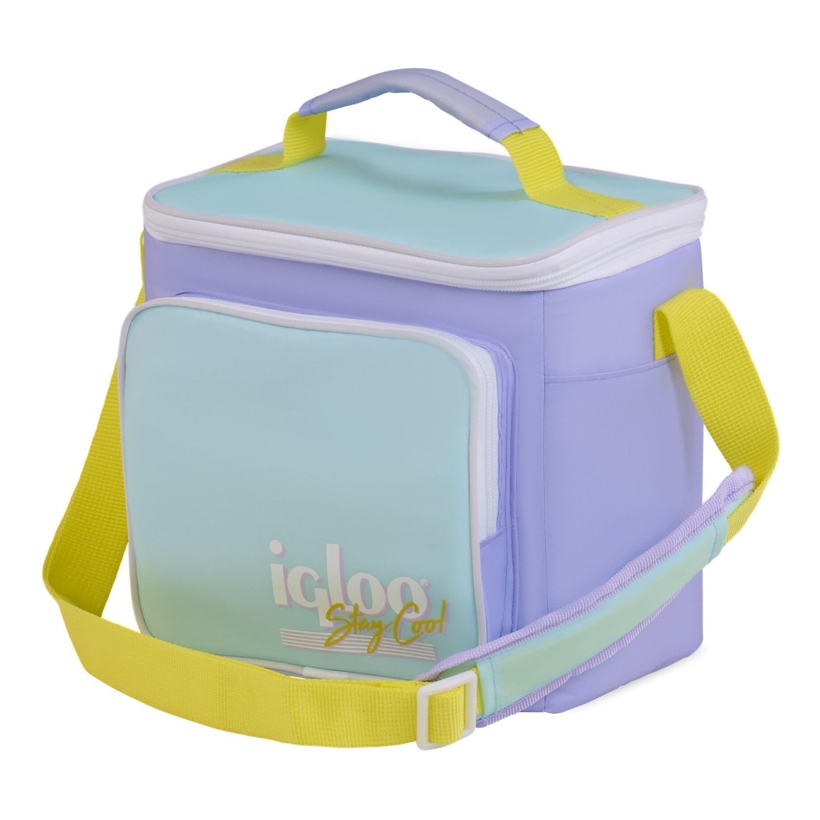 Igloo Retro Square Lunch Bag - Lilac