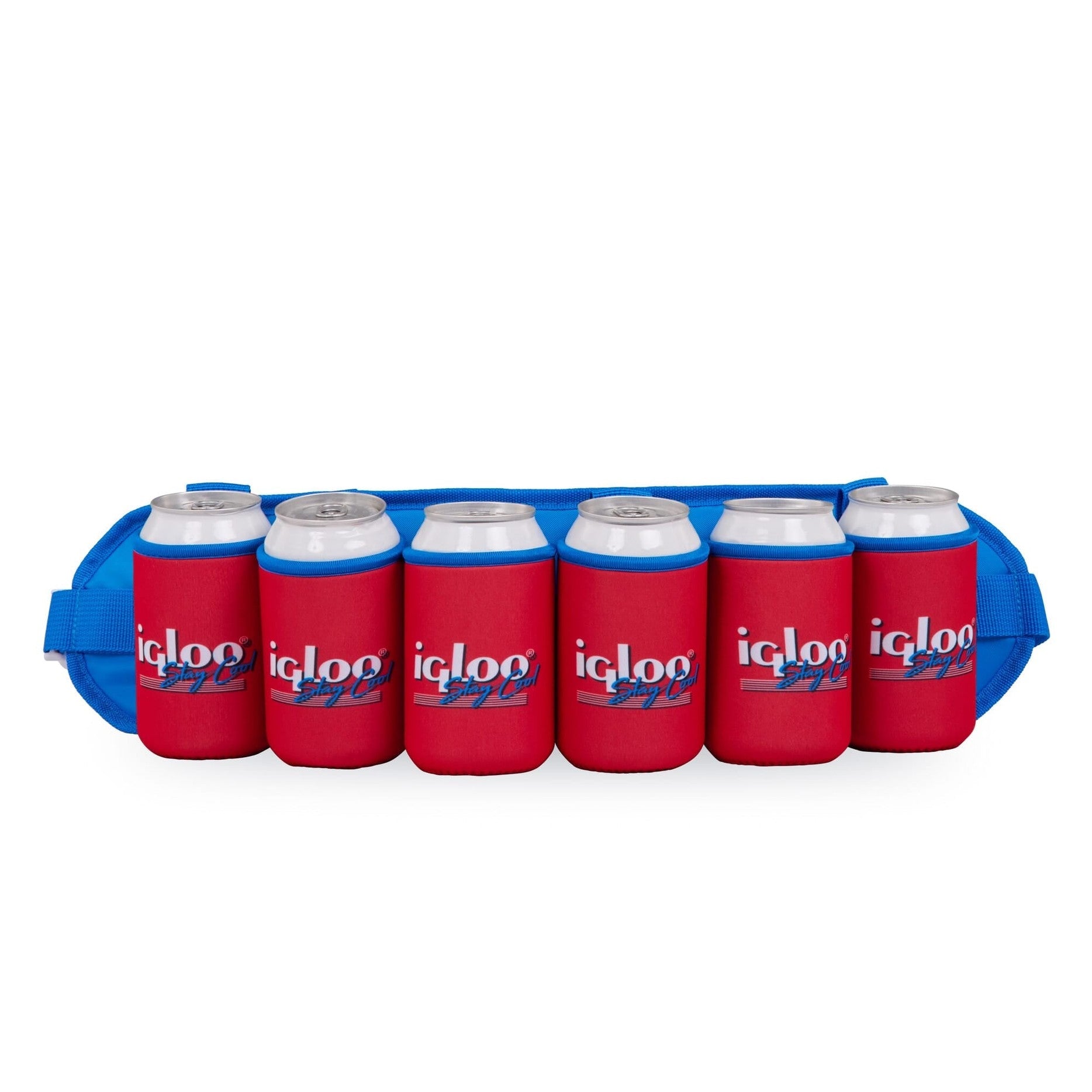 Igloo Retro Beerdolier Soft Cooler Bag - Slate Blue/Red Star