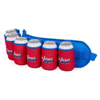 Igloo Retro Beerdolier Soft Cooler Bag - Slate Blue/Red Star