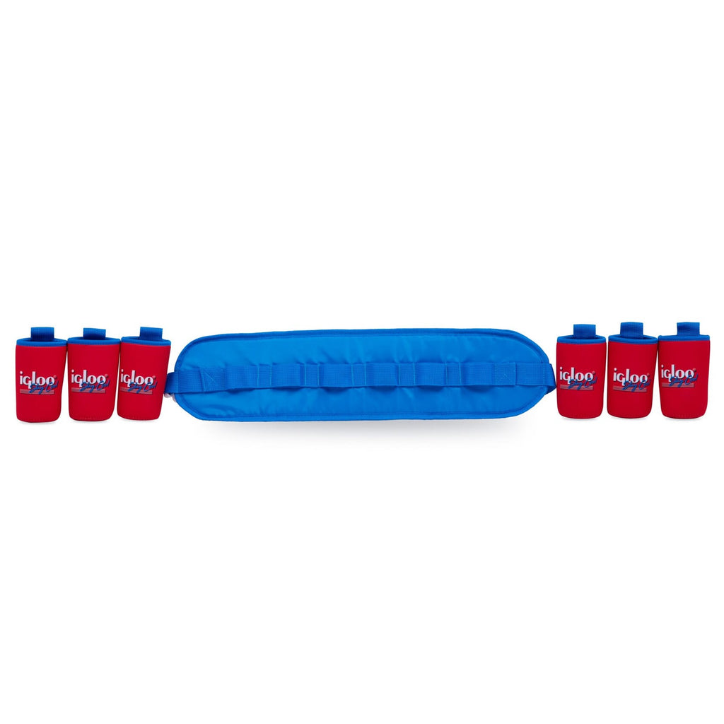 Igloo Retro Beerdolier Soft Cooler Bag - Slate Blue/Red Star