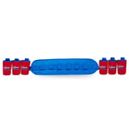 Igloo Retro Beerdolier Soft Cooler Bag - Slate Blue/Red Star