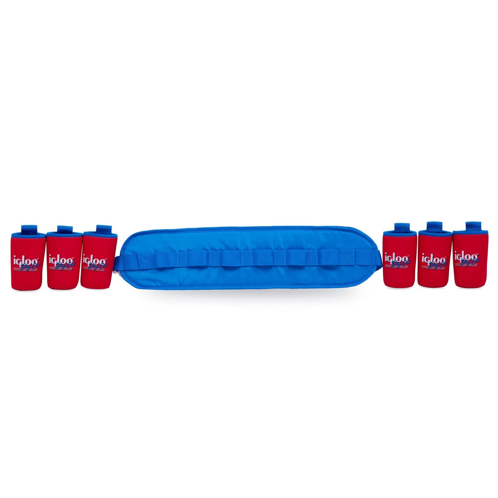 Igloo Retro Beerdolier Soft Cooler Bag - Slate Blue/Red Star