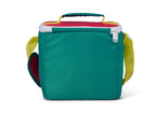 Igloo Retro Square Lunch Bag - Dark Jade/Bold Magenta/Livewire Yellow