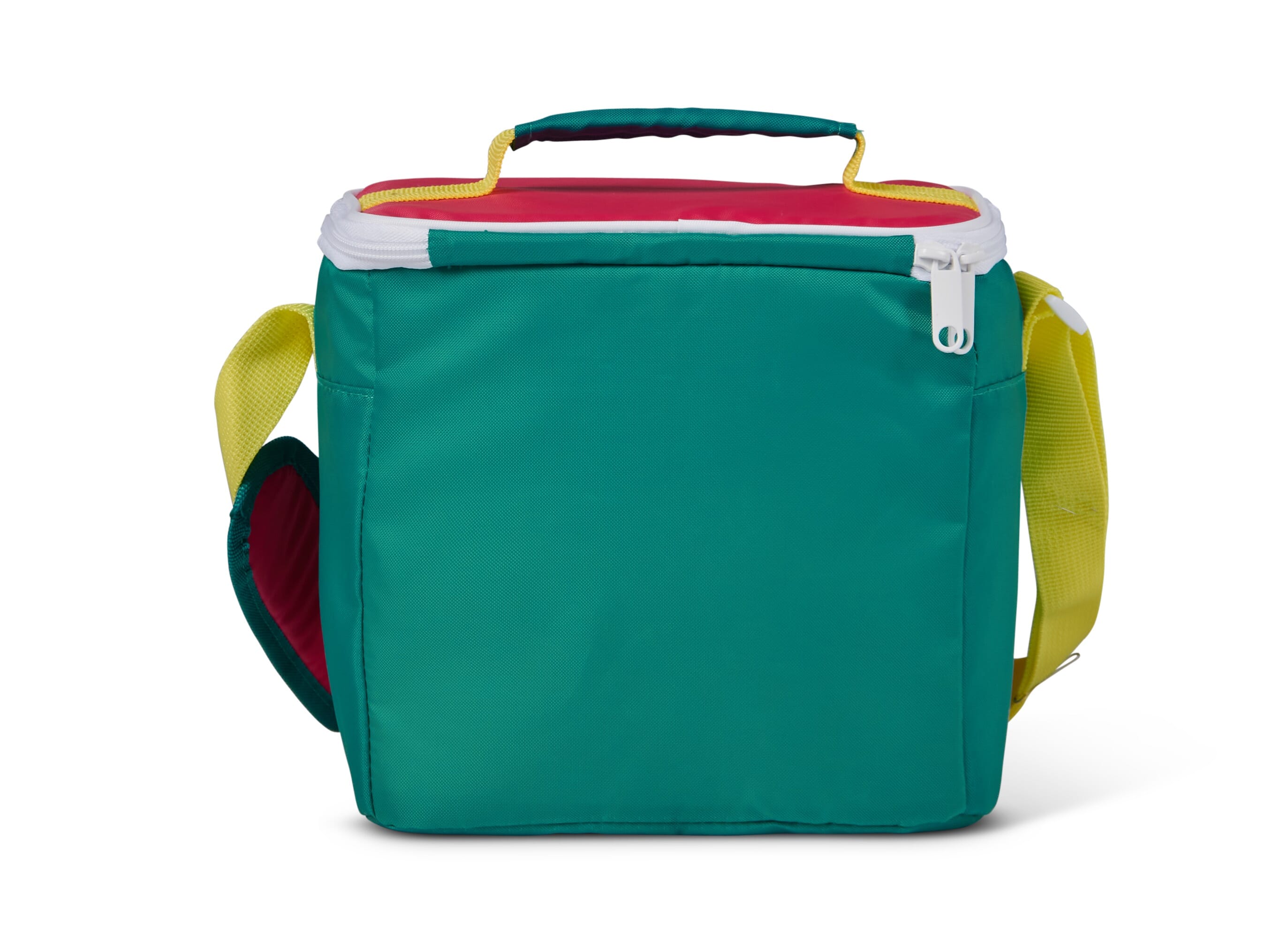 Igloo Retro Square Lunch Bag - Dark Jade/Bold Magenta/Livewire Yellow