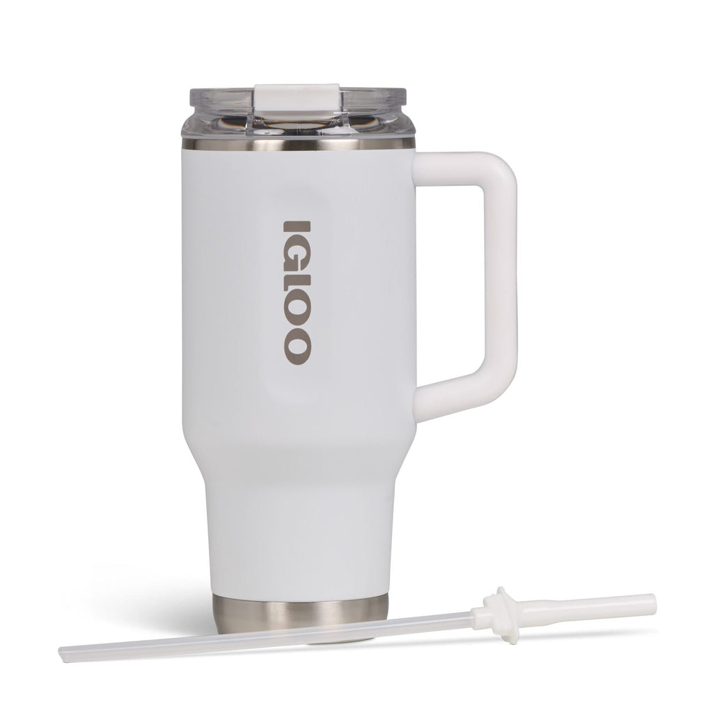 Igloo 32oz Stainless Steel Travel Mug - White