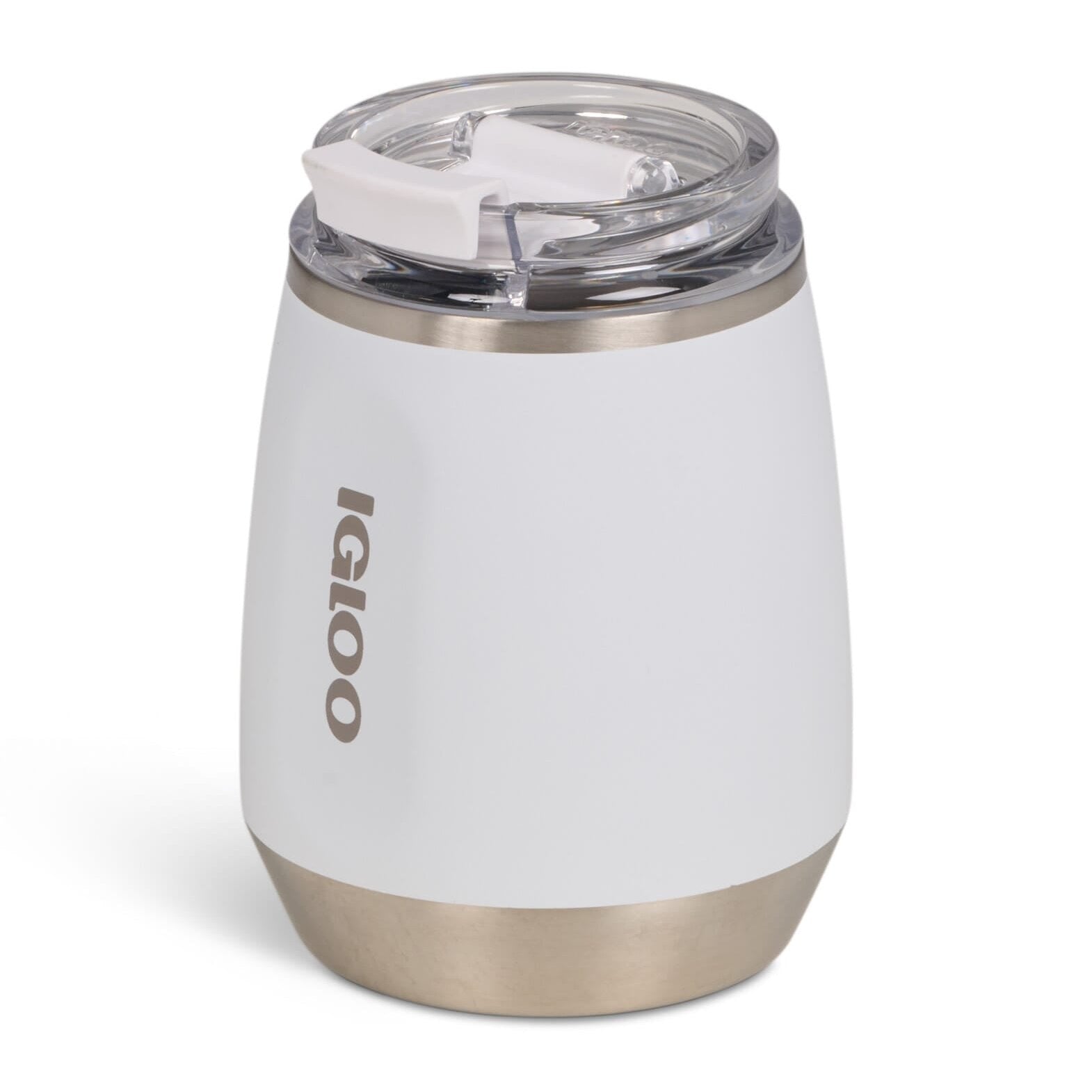Igloo 10oz Stainless Steel Wine Tumbler - White