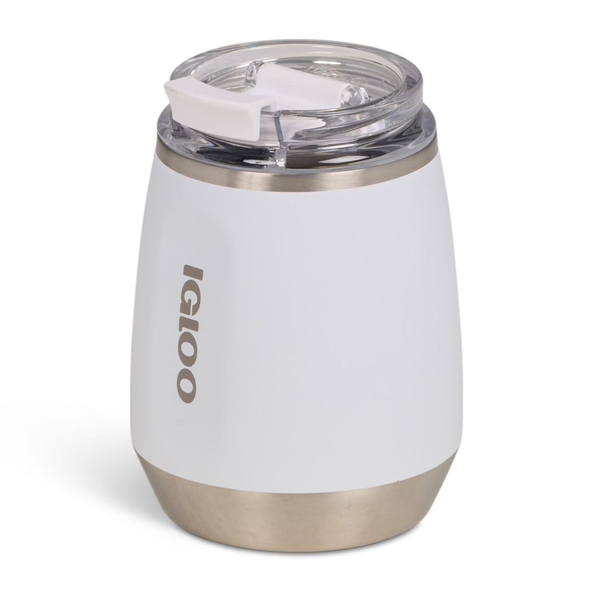 Igloo 10oz Stainless Steel Wine Tumbler - White