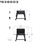 Pitboss - Ultimate Plancha:  3 Burner with Cart