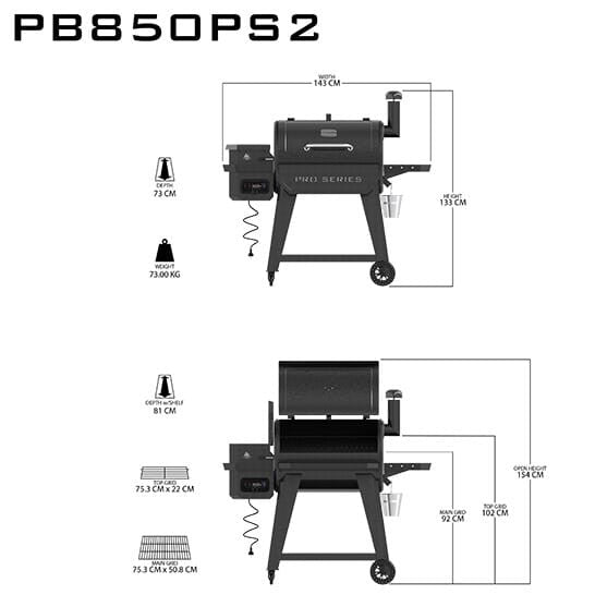 Pitboss - PRO 850 Wifi