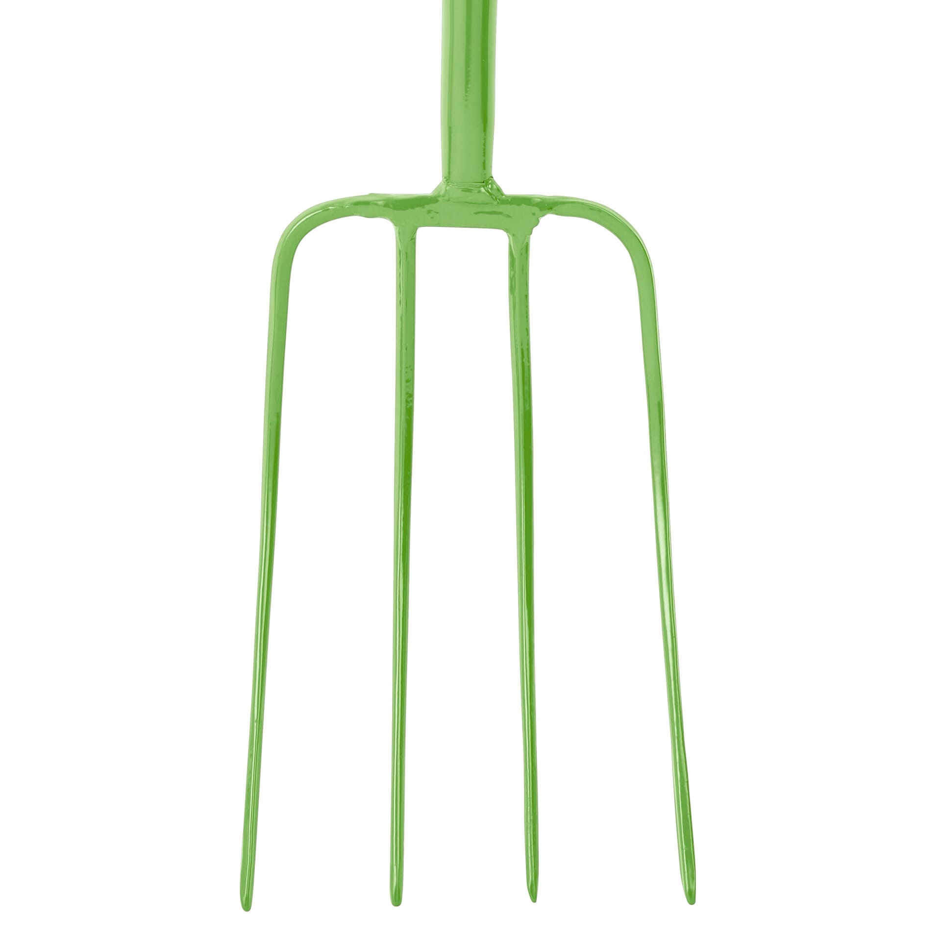 Red Gorilla 4-Prong Manure Fork 48" Straight Handle - Pistachio