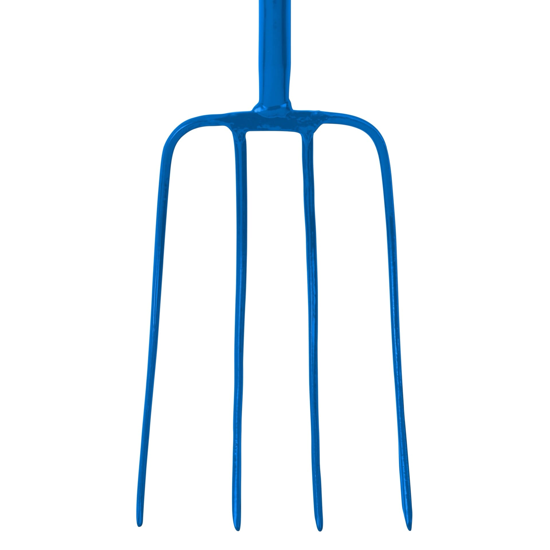 Red Gorilla 4-Prong Manure Fork with T-Handle - Blue
