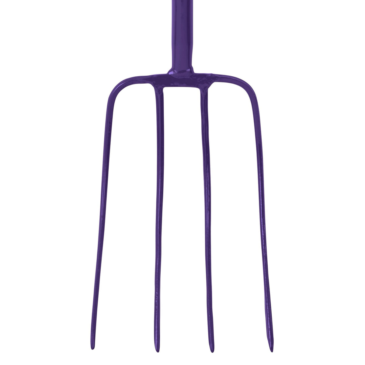 Red Gorilla 4-Prong Manure Fork with T-Handle - Purple