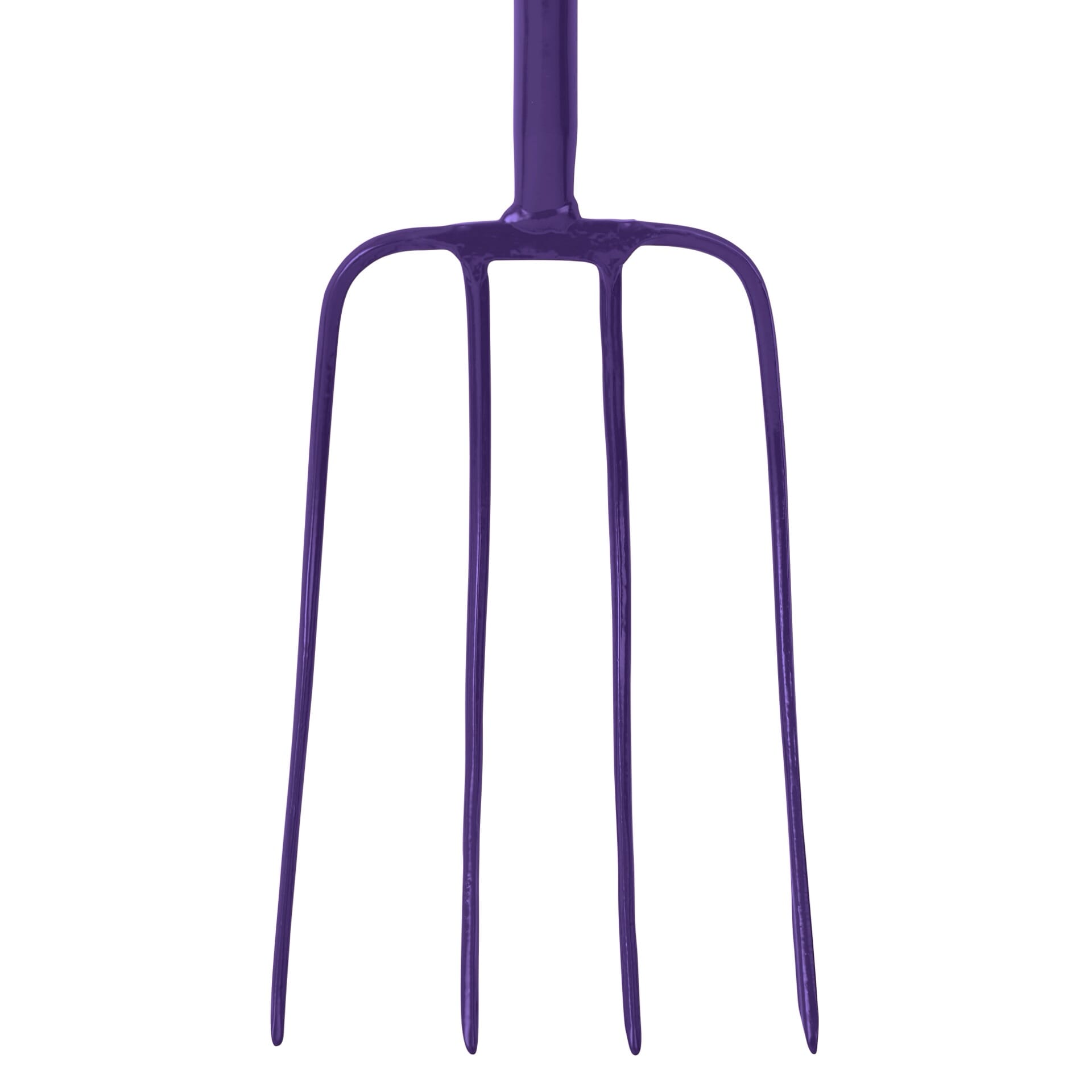 Red Gorilla 4-Prong Manure Fork with T-Handle - Purple