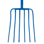 Red Gorilla 6-Prong Manure Fork with T-Handle - Blue