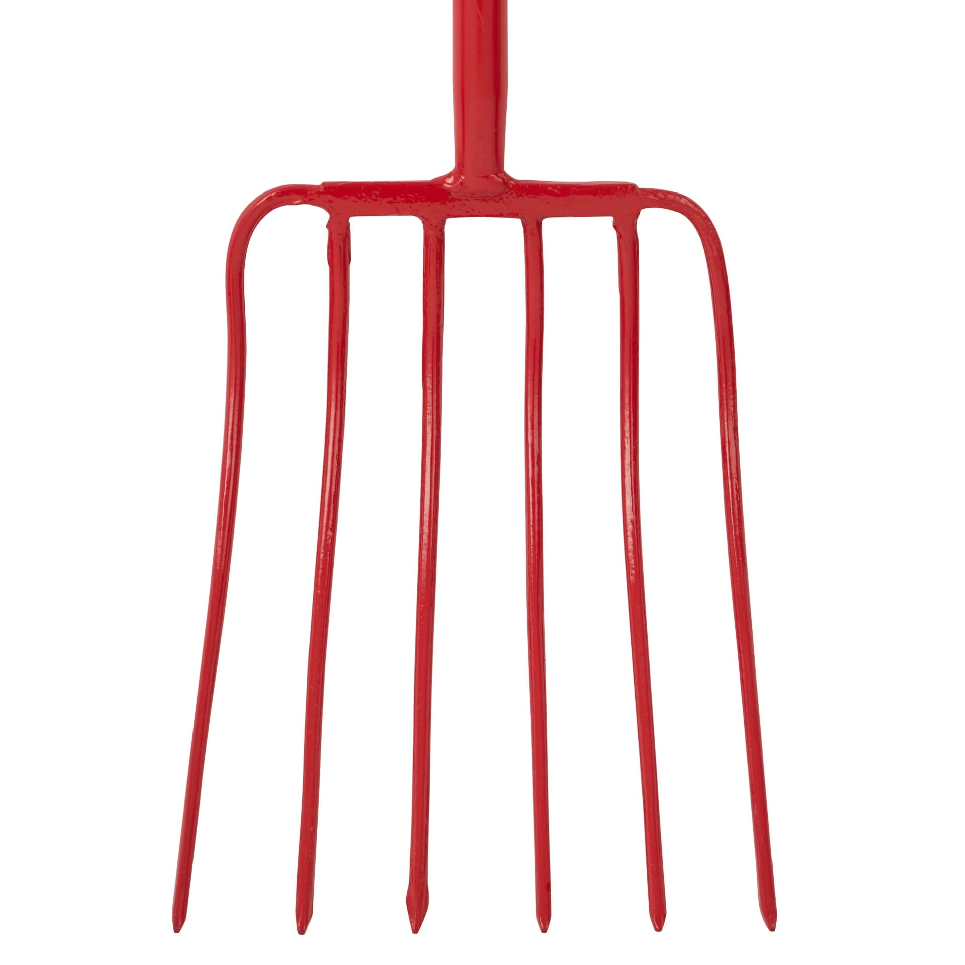 Red Gorilla 6-Prong Manure Fork with T-Handle - Red