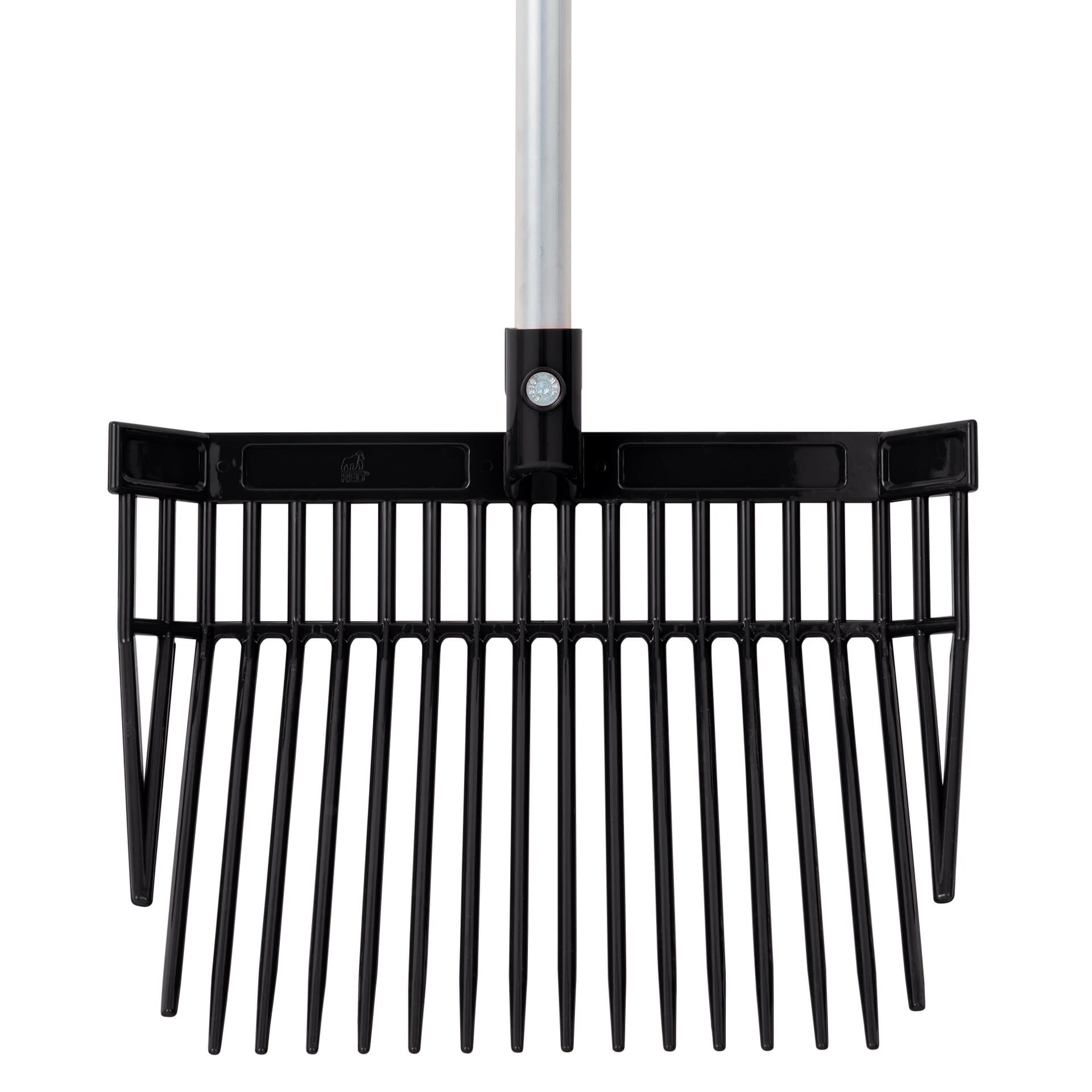Red Gorilla PC Bedding Fork Straight Handle - Black