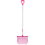 Red Gorilla PC Bedding Fork with D-Handle - Pink