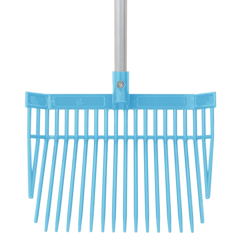 Red Gorilla PC Bedding Fork with D-Handle - Sky Blue