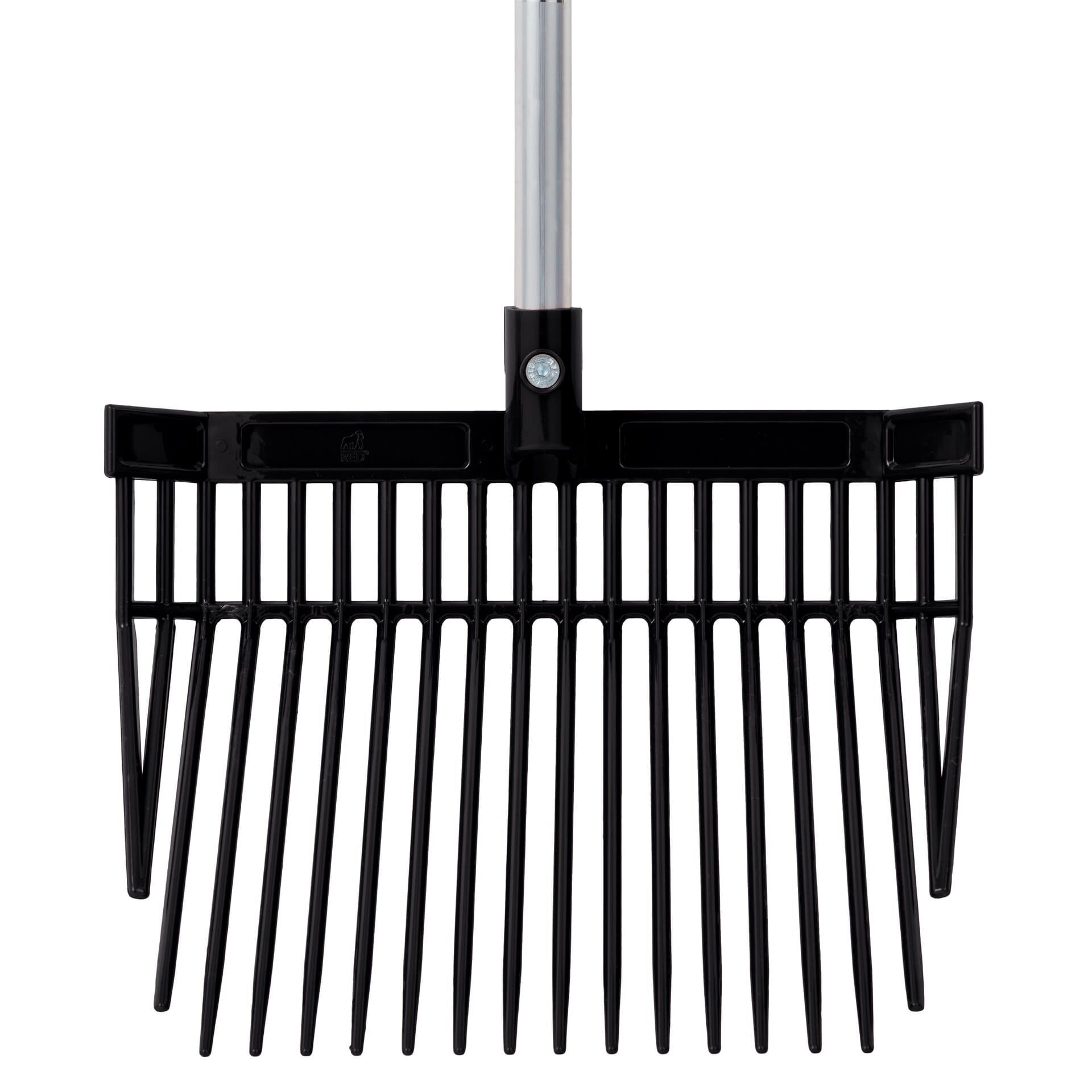 Red Gorilla PC Bedding Fork Short D-Handle - Black