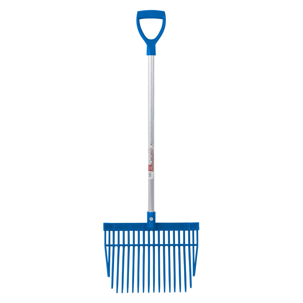 PC Bedding Fork Short D-Handle - Blue (Short Handle)