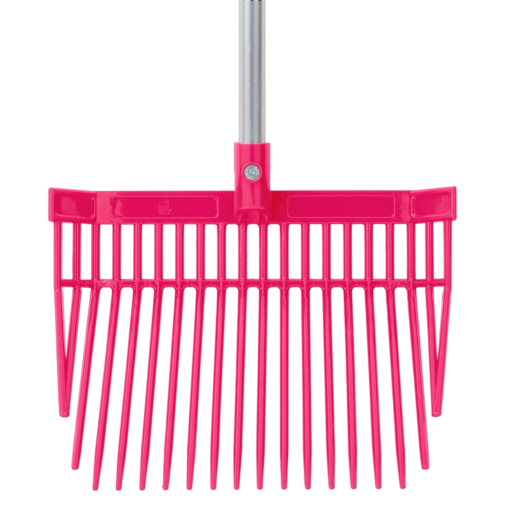 Red Gorilla PC Bedding Fork Short D-Handle - Pink