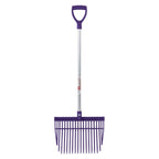 PC Bedding Fork Short D-Handle - Purple (Short Handle)