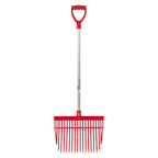 PC Bedding Fork Short D-Handle - Red (Short Handle)