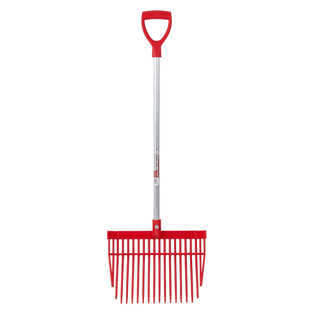 PC Bedding Fork Short D-Handle - Red (Short Handle)