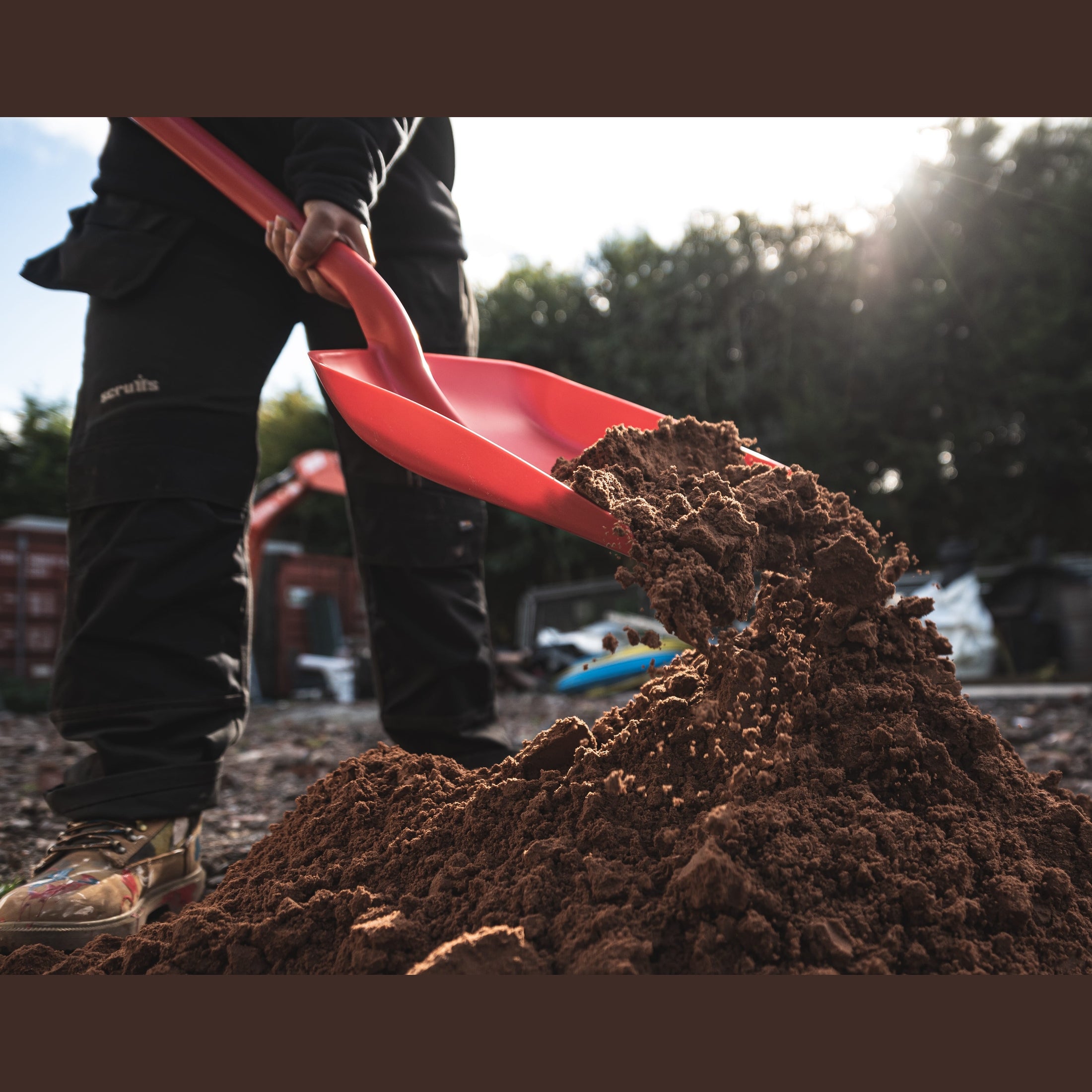 Red Gorilla Shovel - Red