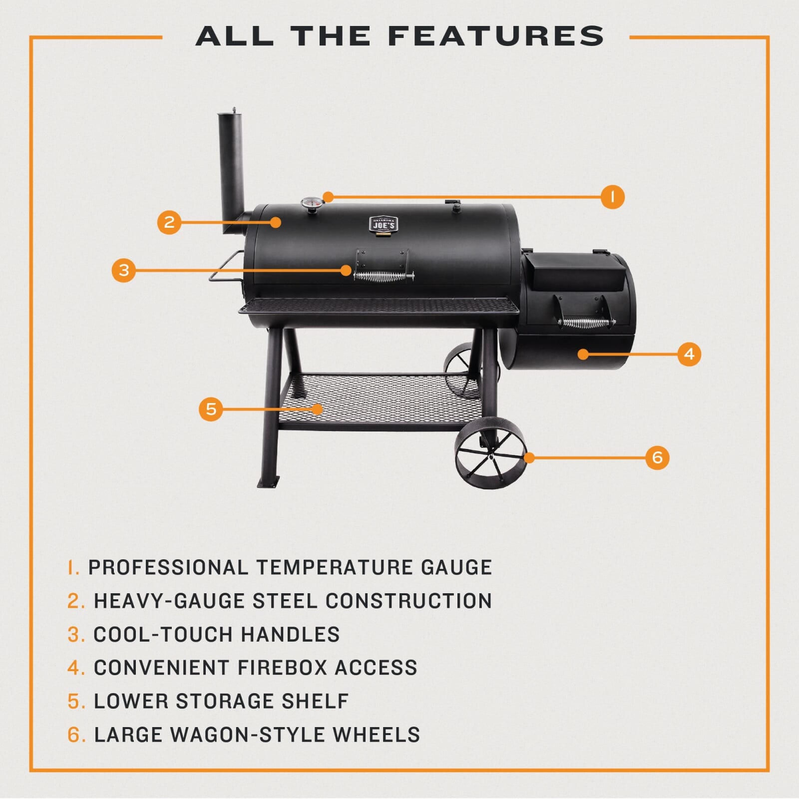 Oklahoma Joe's Longhorn Offset Smoker