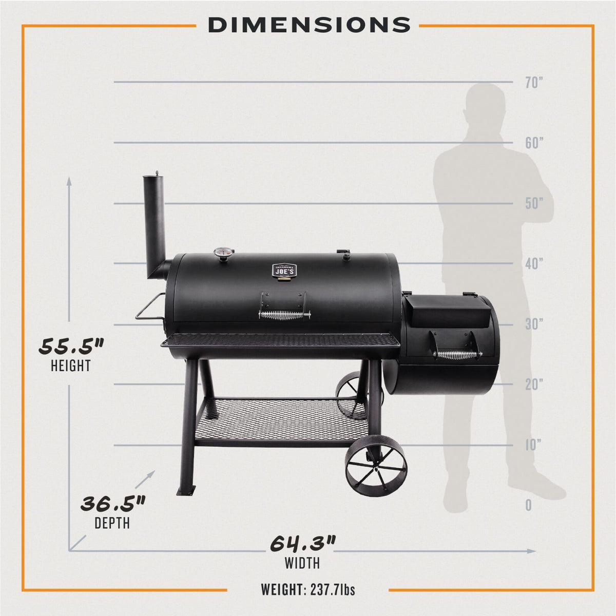 Oklahoma Joe's Longhorn Offset Smoker