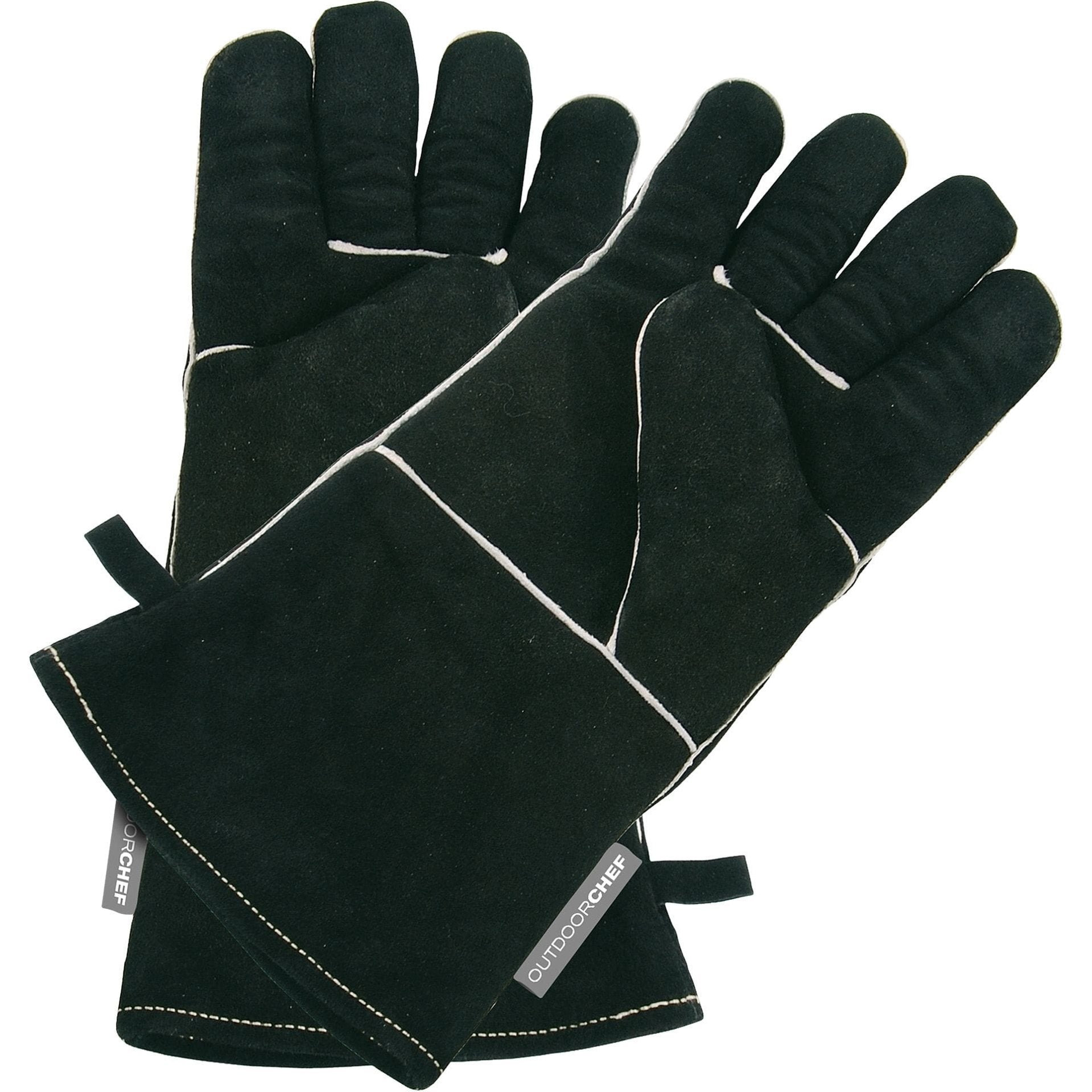 OutdoorChef Leather BBQ Gloves - Heat Protection