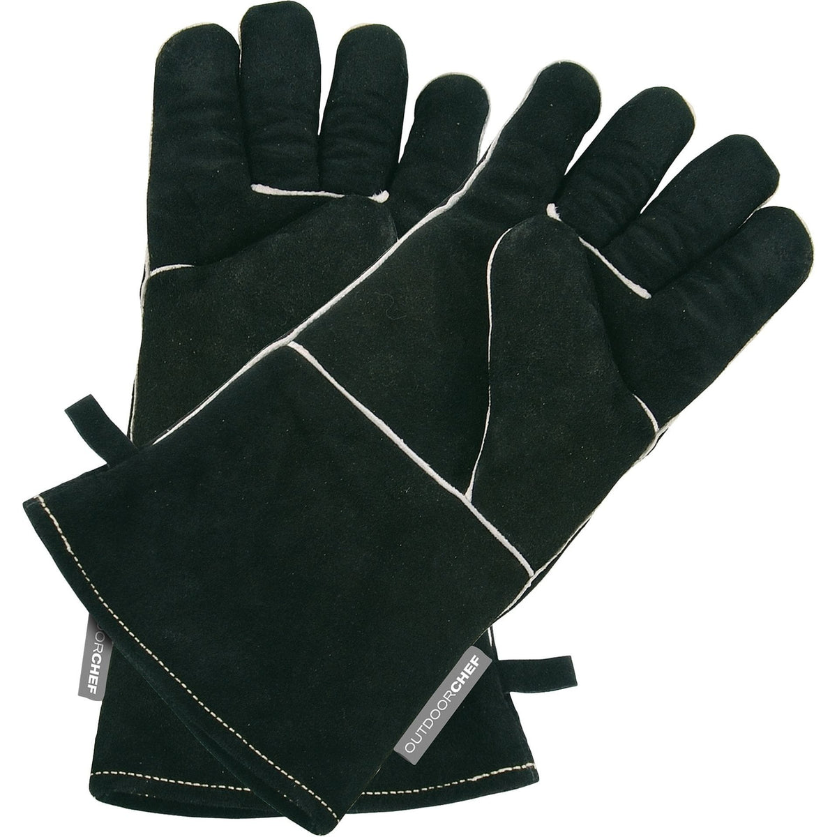 OutdoorChef Leather BBQ Gloves - Heat Protection