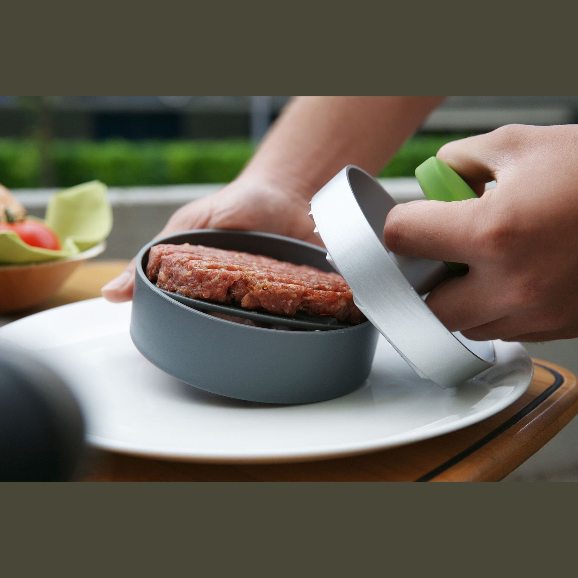 OutdoorChef Burger Press - Stainless Steel