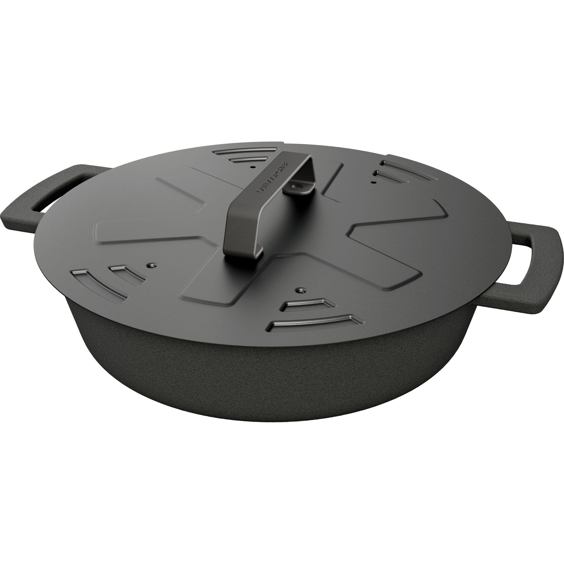 OutdoorChef Carbon Steel Lid 4-in-1 - Multi-Use Cooking Accessory